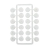 512100 Кнопки для легких тканей, 7мм, 12 компл., прозрачные Hobby&Pro