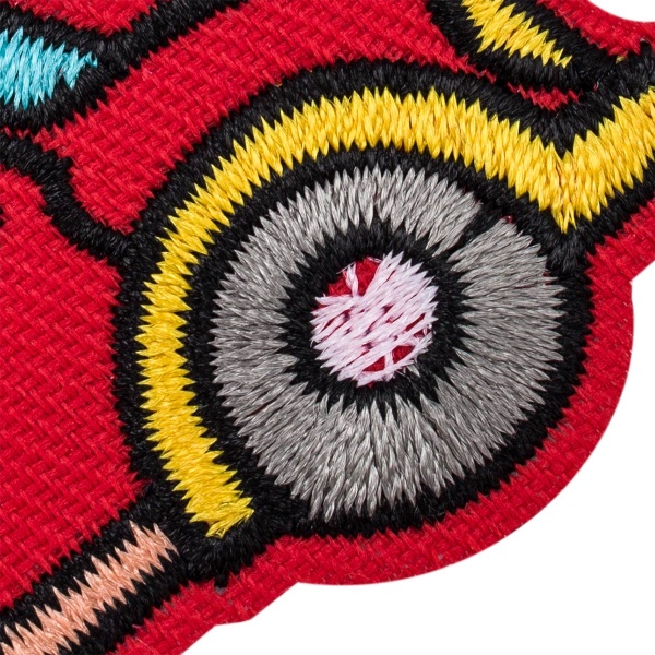 QYE-218 Термоаппликация 'Красная машина', 3,4*6,5см Hobby&Pro