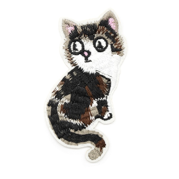 Термоаппликация 'Испуганный котенок', 9*5,5см, Hobby&Pro