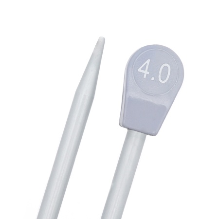 940240 Спицы прямые алюминиевые с покрытием 35см, 4,0мм Hobby&Pro