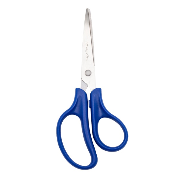 590436 Ножницы для дома и офиса, 16,5 см/6 1/2', синий, Hobby&Pro