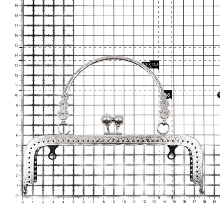 Защелка для сумок размер 18см Hobby&Pro