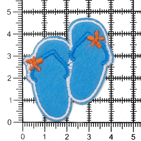 Термоаппликация 'Сланцы', 4*4.5см, Hobby&Pro