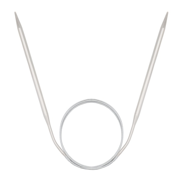 943350 Спицы круговые металл 60см, 5,0мм Hobby&Pro