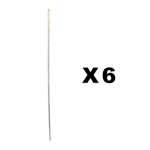 110111/g Иглы ручные для вышивания и шитья с золотым ушком Crewels №9, 6шт, Hobby&Pro