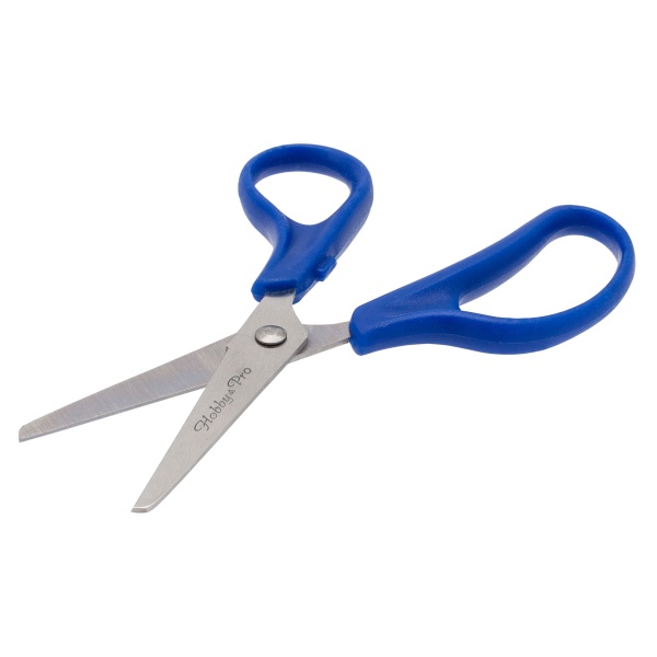 590435 Ножницы канцелярские, 13,5 см/5 1/4', синий, Hobby&Pro