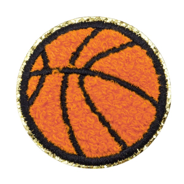 Термоаппликация 'Баскетбольный мяч', 5,9*5,9см Hobby&Pro