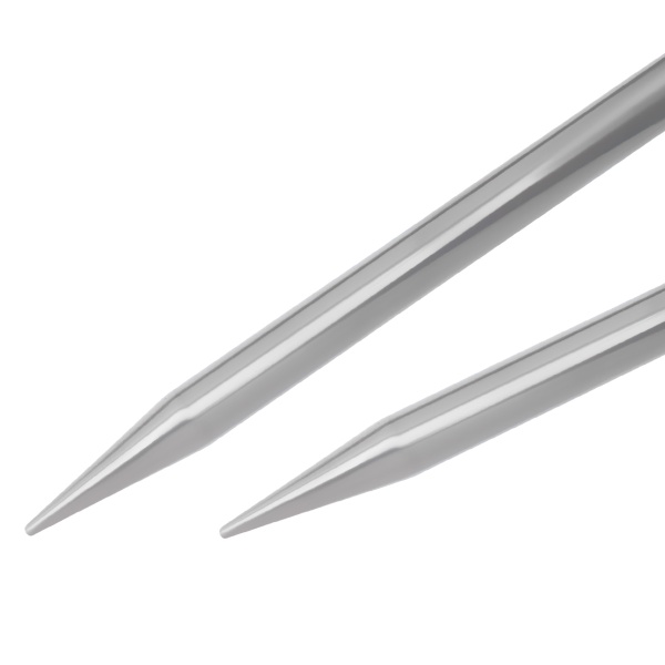 Набор круговых спиц для вязания металл 100см, 5,0мм/6,0мм/7,0мм, Hobby&Pro