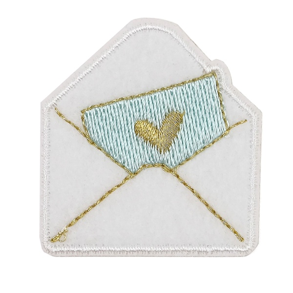 Термоаппликация 'Конверт с открыткой', 4*4.3см, Hobby&Pro