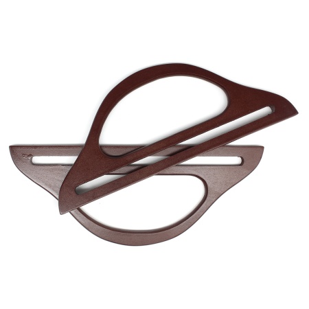 HA-020 Ручка для сумки, дерево, упак(2шт), 25*10см