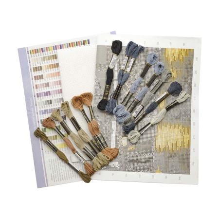 686 Набор для вышивания 'Большеохтинский мост' 48*23см, Hobby&Pro