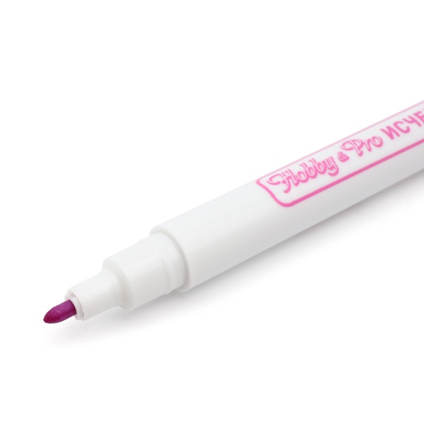 421259 Маркер исчезающий двухсторонний 1мм, розовый/фиолетовый Hobby&Pro