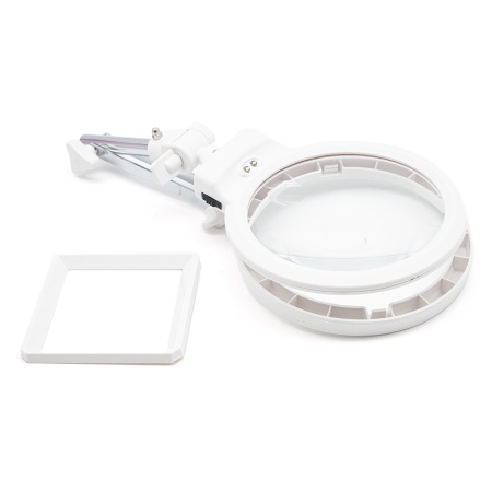 731020 Лупа с подсветкой на подставке с измерительной шкалой Hobby&Pro