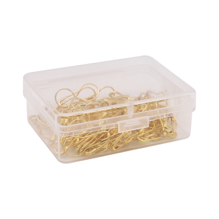 AC006 Булавки для этикеток в футляре, 100шт,золото Hobby&Pro