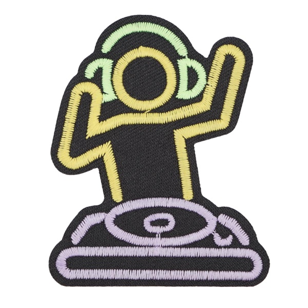 Термоаппликация светящаяся в темноте 'Ди Джей', Hobby&Pro