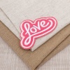 QYE-023 Термоаппликация 'Love', 4,4*6,7см Hobby&Pro