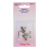 540311 Крючки пришивные, никель, упак./3 компл., Hobby&Pro