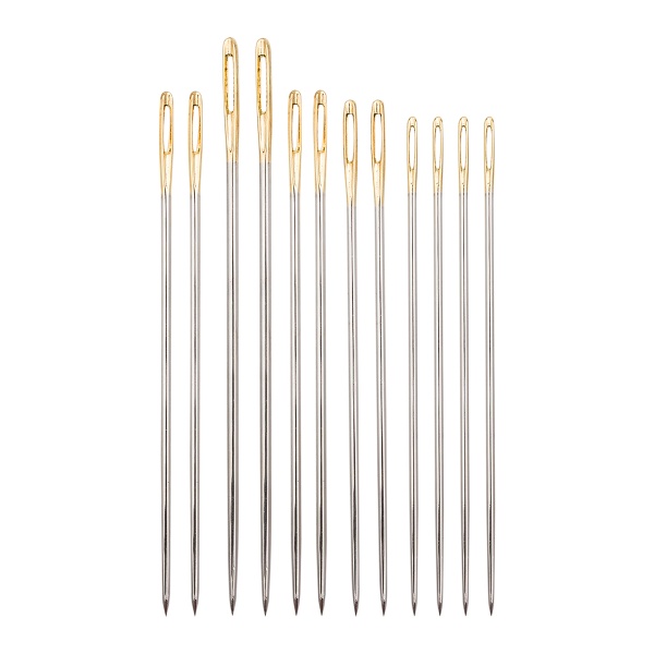 110113/g Иглы ручные для вышивания и шитья с золотым ушком Crewels №1-5, 12шт, Hobby&Pro