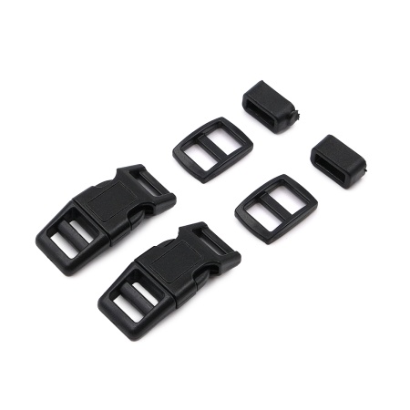 A03001037-10 Фастекс, рамка и рамка-регулятор 10мм, пластик, упак(2 комплекта) Hobby&Pro