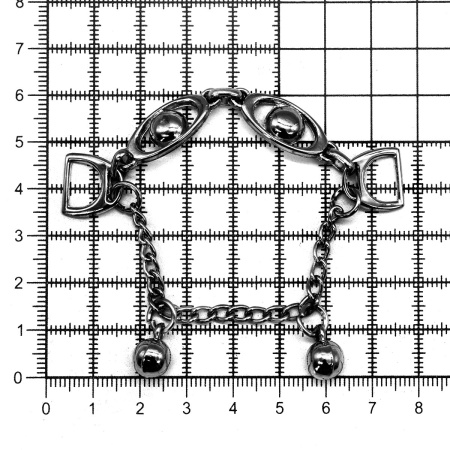 НР3403/2 Украшение, черный никель, 9*4 см, Hobby&Pro