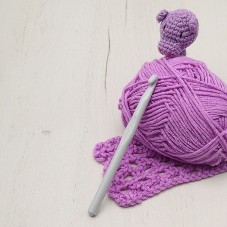 954900 Крючок для вязания d 9мм с покрытием, 15см, Hobby&Pro