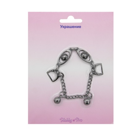 НР3403/2 Украшение, черный никель, 9*4 см, Hobby&Pro