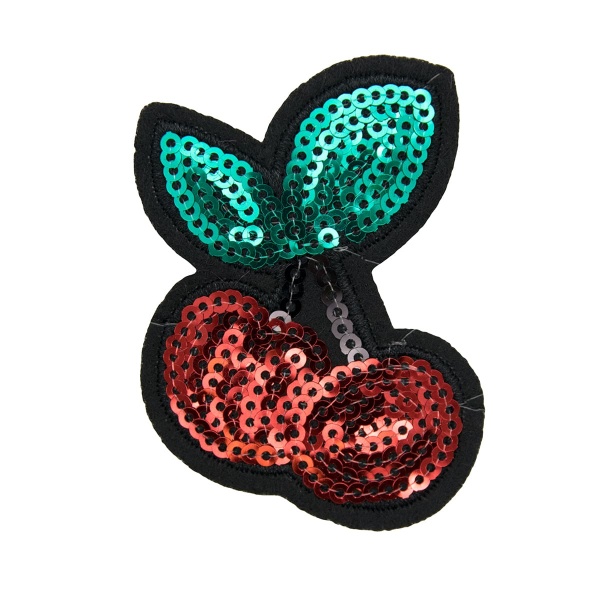 Термоаппликация 'Вишенки', красная, 5.2*6.3см, Hobby&Pro