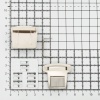 818-024 Замок портфельный 35*30мм, никель Hobby&Pro