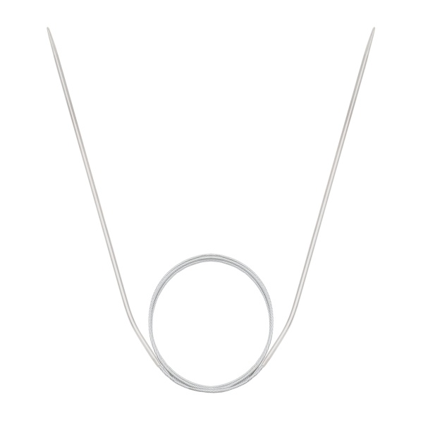 943420 Спицы круговые металл 80см, 2,0мм Hobby&Pro