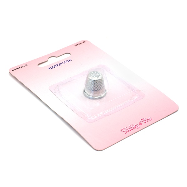 570008 Наперсток металлический №8, 17мм, Hobby&Pro