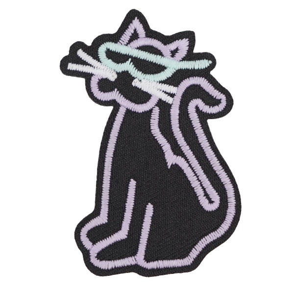 Термоаппликация светящаяся в темноте 'Модный кот', Hobby&Pro