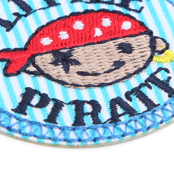 BA1033 Термоаппликация 'Маленький пират', d=3,6см