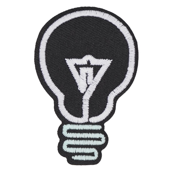 Термоаппликация светящаяся в темноте 'Лампочка', Hobby&Pro