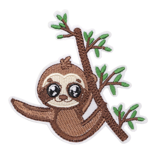 Термоаппликация 'Радостный ленивец', 9*7,5см, Hobby&Pro